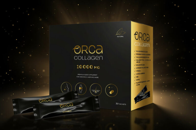 LOGO A OBALOVÝ DESIGN ORCA COLLAGEN